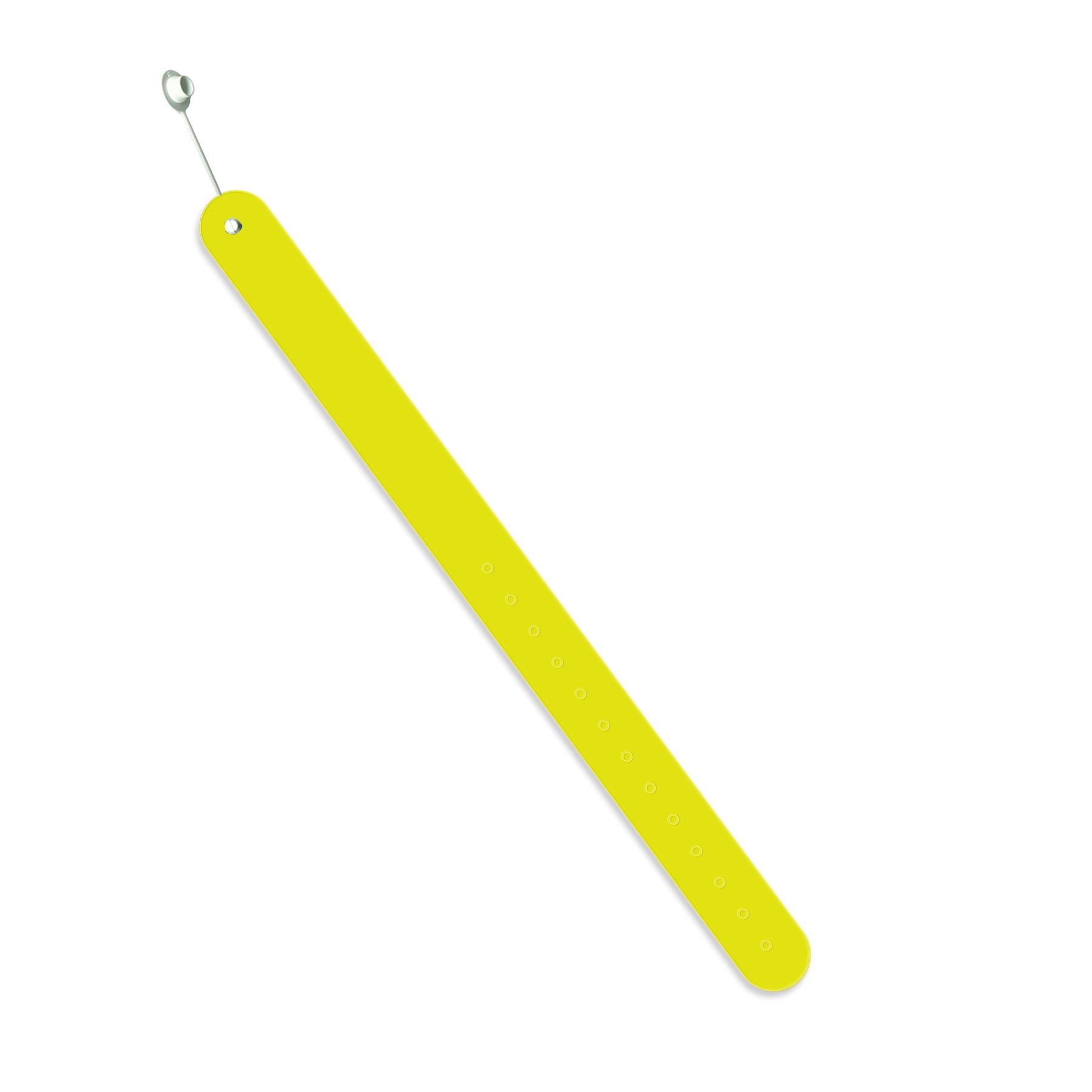 Fluorescent Yellow Blank - Permanent Stud